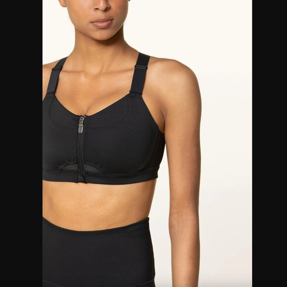 Nike Dri-FIT Alpha Womens High Support Padded Zip-Front Sports Bra Sz S (A-C) - Picture 1 of 14
